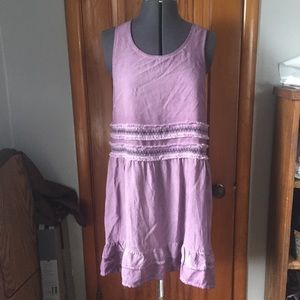 Boutique B Sharp dress/tunic purple vintage dyed S